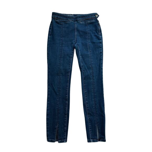 Pilcro & the Letterpress Anthropologie high-rise skinny side-zip jeans size 25 - Picture 1 of 11